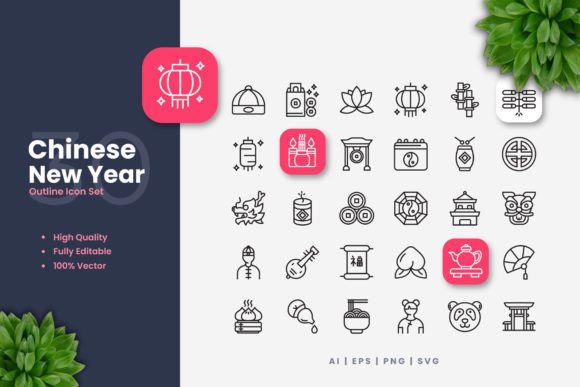 Chinese New Year Graphics for Modern Branding
