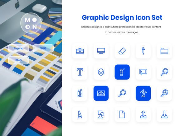 Graphic Design Icon Set Review for Embroidery Projects