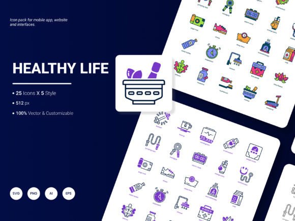 Healthy Life Icon Pack Review