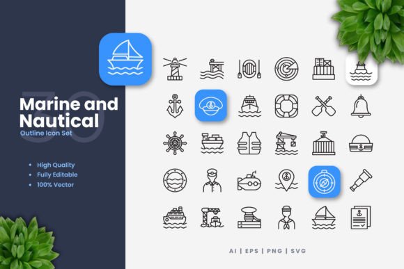 Marine and Nautical Graphics for Local Branding