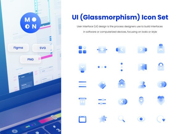 User Interface Glass Morphism Concept: A Modern Graphic Design Asset